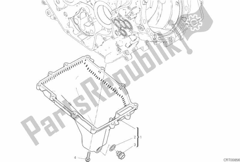 Alle onderdelen voor de Olie Pan van de Ducati Superbike Panigale V2 USA 955 2020